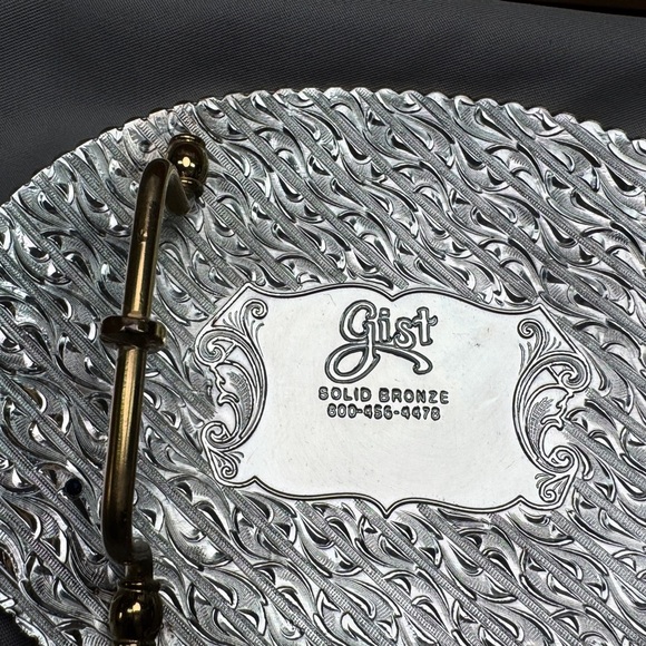 Gist Silversmiths NJQHA Champion Select All Around Belt Buckle 2008 NIB - Picture 6 of 12